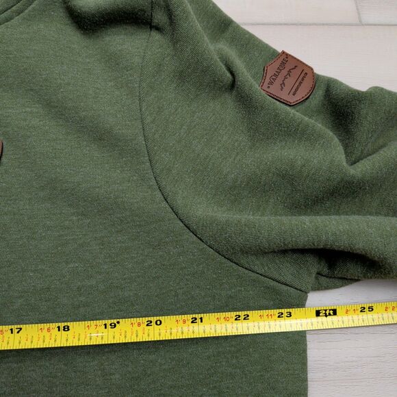 Wanakome Hoodie Mens Large Cascade Green Fleece Casual Outdoor Sweatshirt - Picture 10 of 14